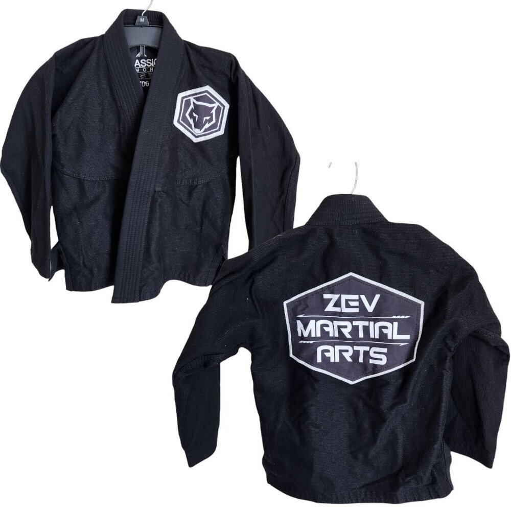 Classic Kimono Size Y00 Jujitsu‎ Gi Martial Arts Black Youth Black